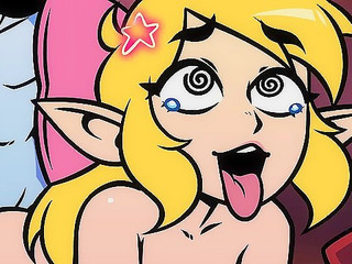 Gay Cartoon - Femboy Link spreads out his bussy for the sharks to save his girl zelda