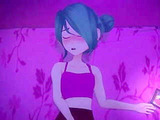 Meru the Succubus 3 - Cartoon schoolgirl masturbates fantasizing about cute guys