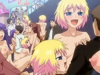 Pollinic Girls Attack! 4 - Amusement park has a huge hentai orgy