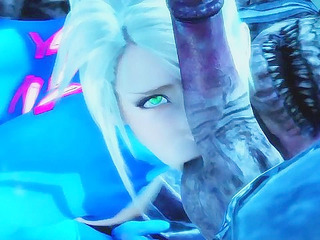 Bounty Booty Regraded - Samus Aran gets monster cum in her pussy