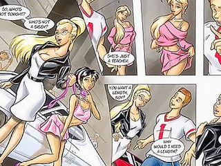 Futanari Trap Tranny Comixxx pack 6 Blonde Bimbos