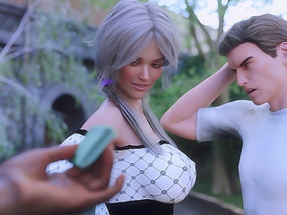 Sexy blonde wife cheats on husband with hung black man for money